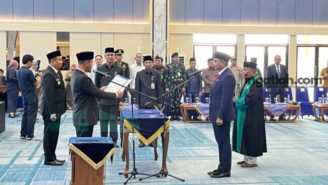 Dilantik Jadi Sekda Pekanbaru, Agung Nugroho Titip Pesan ke Zulhelmi