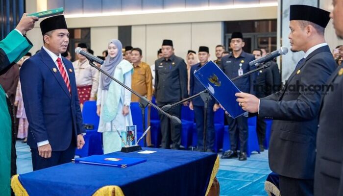 Dilantik Jadi Sekda Pekanbaru, Agung Nugroho Titip Pesan ke Zulhelmi