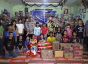 Hari Jadi Propam ke-24, Polda Riau Bagikan Sembako dan Tanam Pohon di Panti Asuhan