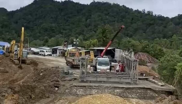 Jembatan Bailey Pasca Galodo di Solok Sudah bisa Dilewati