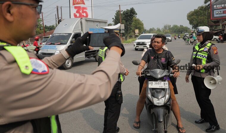 Pelanggaran Helm di Pekanbaru Melonjak, Tembus 202 Kasus dalam Sebulan