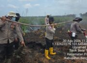 12 Hektare Lahan Bengkalis Terbakar, 70 Personel Dikerahkan Cegah Api Bangkit Lagi