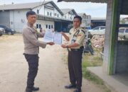 Cegah Karhutla di Pekanbaru, Polsek Payung Sekaki Sebar Maklumat Forkopimda