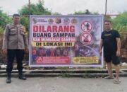 Polsek Bukit Raya Pasang Alarm Dini Karhutla, Warga Dilarang Bakar Lahan