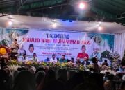 Ratusan Warga Hadiri Maulid Nabi di Bantaian, Polsek Batu Hampar Tekankan Persatuan