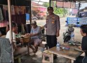 Bukan Sekadar Imbauan, Kapolsek Bukit Raya Blusukan ke Pasar Dupa Pantau Kamtibmas