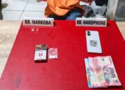 Sembunyi di Parit Bawa Sabu, MA Diciduk Satresnarkoba Polres Kampar