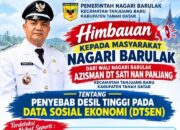 Wali Nagari Barulak Sosialisasikan Penyebab Desil Tinggi, Warga Diminta Cek Data Keluarga
