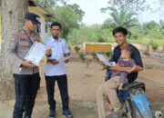 Polisi Keliling Bawa TOA, Warga Batu Hampar Diingatkan Ancaman Pidana Bakar Lahan