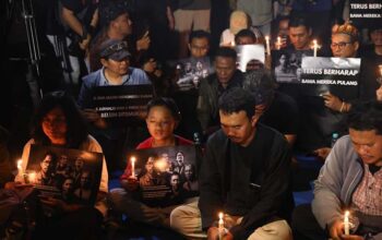 PFI Jakarta Gelar Doa Bersama untuk 5 Jurnalis dan 3 Awak Kapal yang Hilang di Selat Sunda
