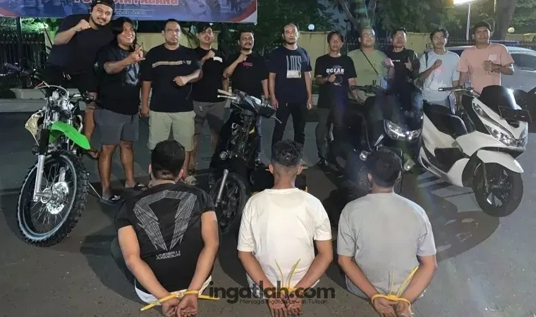 3 Pria Ditangkap Tim Klewang, Polisi Ungkap Jejak Sindikat Curanmor di Padang