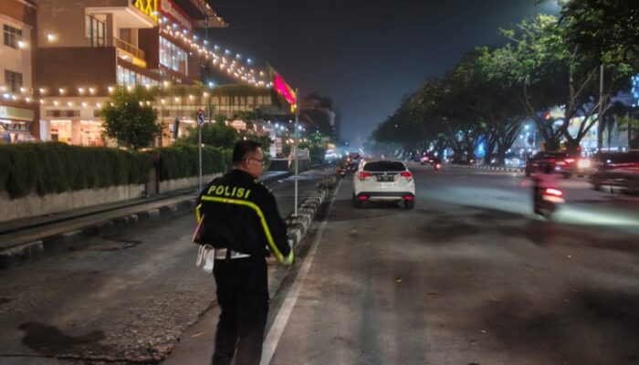 Kecelakaan di Depan Ramayana Pekanbaru, Pejalan Kaki dan Pengendara Motor Terluka