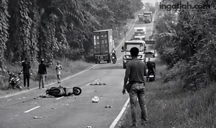 Kecelakaan Maut di Jalintim Pelalawan, Satu Tewas