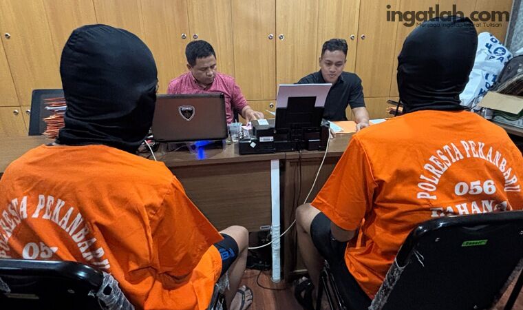 Aksi Begal di Pekanbaru Terbongkar, 2 Anak Dibawah Umur Ditangkap Polisi