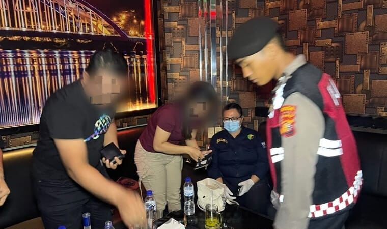 Polda Riau Razia 8 THM di Pekanbaru, Dua Pengunjung Positif Narkoba