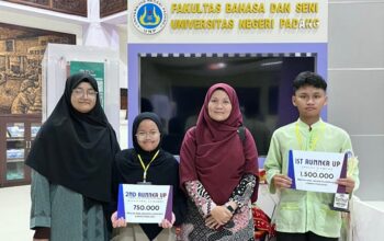 Ukir Sejarah Baru, Santri PPM Diniyyah Pasia Raih Juara II dan III English and Japanese Language Competition UNP 2026