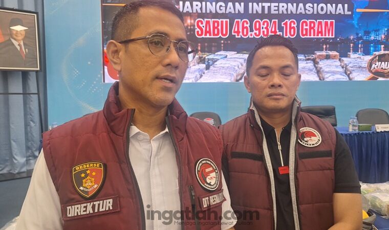 Polda Riau Bongkar Fakta Baru! Dua Kurir Sabu 46,9 Kg Diduga 15 Kali Beraksi