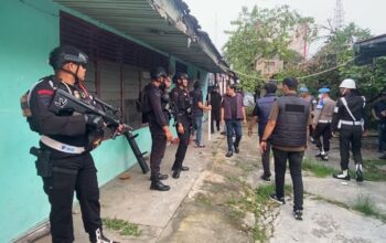 Gubuk Diduga Tempat Transaksi Sabu di Pangeran Hidayat Dibongkar Polisi
