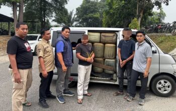 Bawa 2.400 Liter Pertalite, Dua Pria Diperiksa Satreskrim Polres Kuansing
