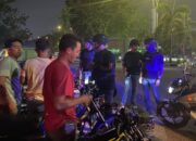 Tengah Malam, Personel Polres Kampar Blusukan ke Titik Rawan Bangkinang hingga Tol