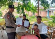 Polisi Keliling Bawa TOA, Warga Batu Hampar Diperingatkan: Jangan Bakar Lahan, Ada Ancaman Pidana!