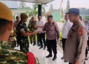 HUT TNI ke-81, Kapolsek Binawidya Sambangi Markas Baterai A: TNI-Polri Harus Makin Kompak
