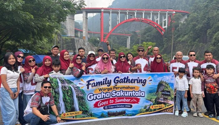 Family Gathering Graha Sakuntala Sukses, Warga Nikmati Kebersamaan di Payakumbuh