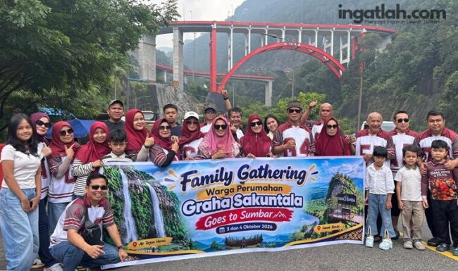 Family Gathering Graha Sakuntala Sukses, Warga Nikmati Kebersamaan di Payakumbuh