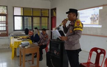 Polsek Batu Hampar Jemput Bola Sosialisasikan SPMB SMA Kemala Taruna Bhayangkara ke SMPN 01