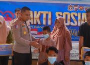 Peringati HUT Humas Polri ke-75, Polres Bengkalis Bagikan 100 Paket Sembako