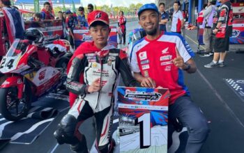 Resky Yusuf Sabet Podium Utama Race 1 Thailand Talent Cup Seri Kelima