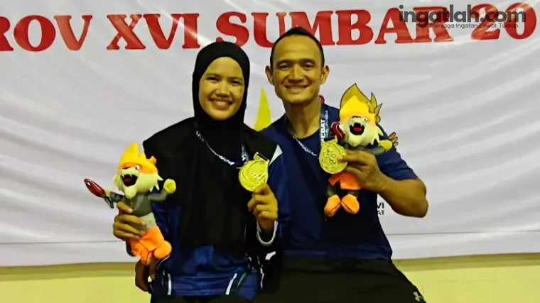 Pasangan suami istri Anton Yuspermana dan Mia Juwita