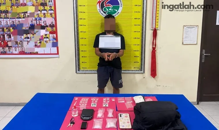 Tim Tarantula Polres Tanah Datar Bekuk Pria 29 Tahun, Sabu Puluhan Paket Disita. (ist)
